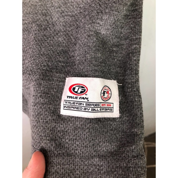 MLB Philadelphia Phillies‎ T-shirt/Jersey Short Sleeves, Gray and Red Sz M - Picture 4 of 7